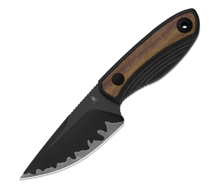 Kizer Finch Fixed Blade – Composite Steel / Mkuruti Wood