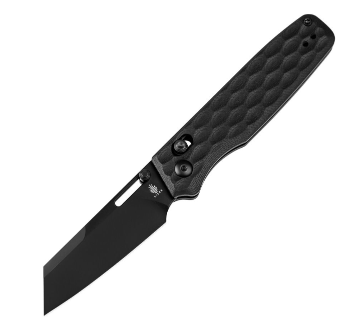Kizer Task Clutch Lock – 154CM / Black G10