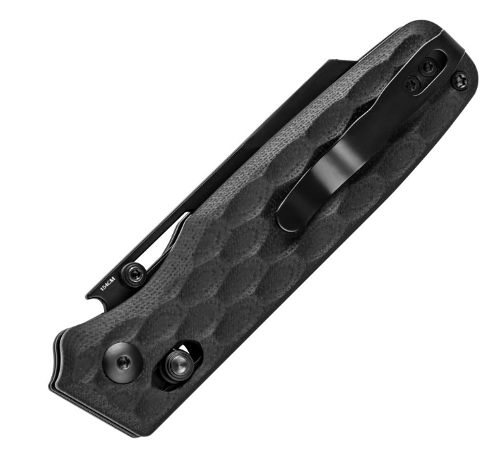 Kizer Task Clutch Lock – 154CM / Black G10