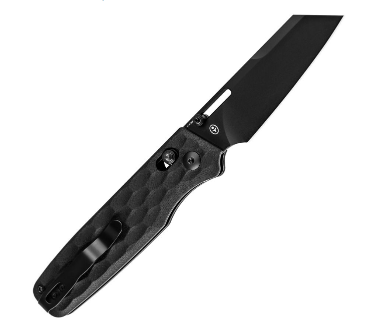 Kizer Task Clutch Lock – 154CM / Black G10