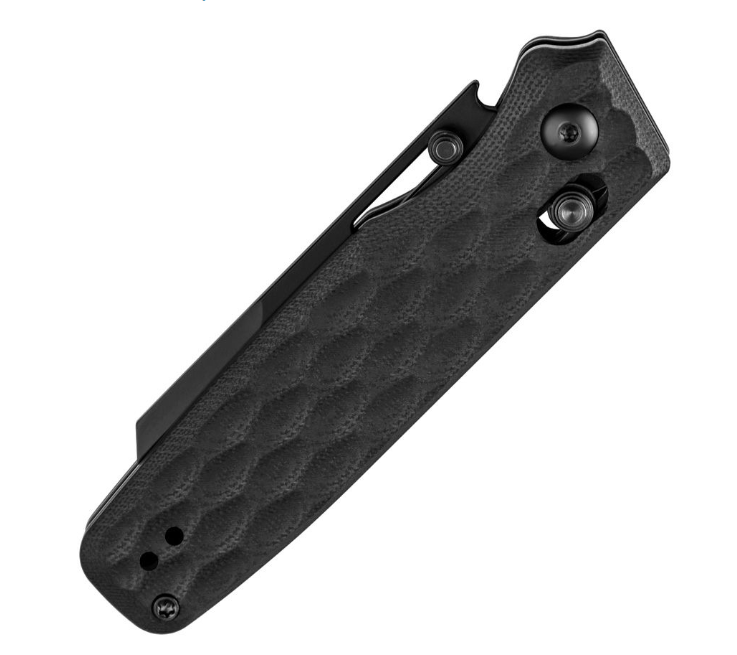 Kizer Task Clutch Lock – 154CM / Black G10