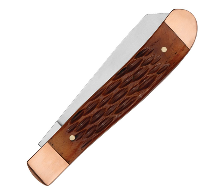 Kershaw Gadsden Trapper – D2 / Brown Jigged Bone
