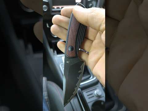 Kizer Finch Fixed Blade – Composite Steel / Mkuruti Wood