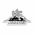 WC Blades Mountain Logo Sticker