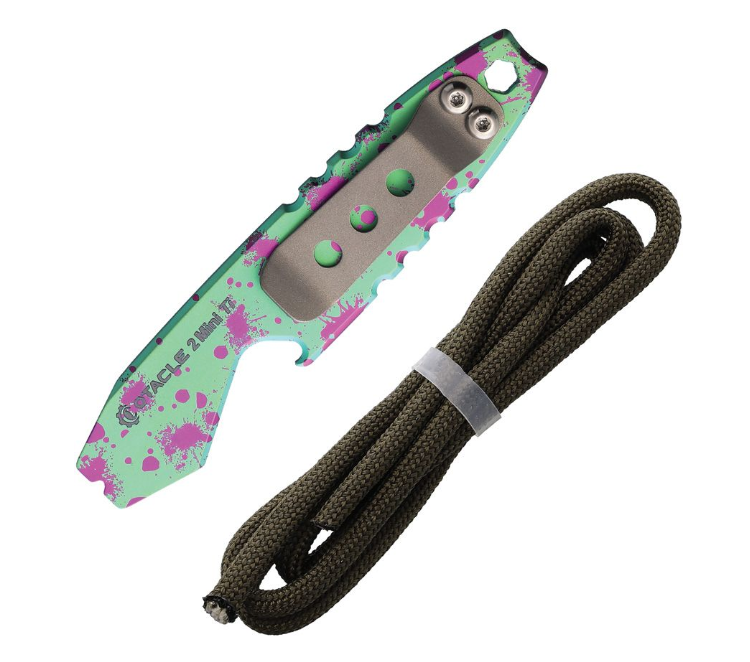 Oknife Otacle 2 Mini – Titanium Pry Bar (Retro Zombie)