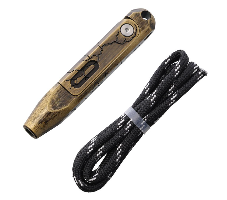 Oknife Otacle D1 – Cracked Brass