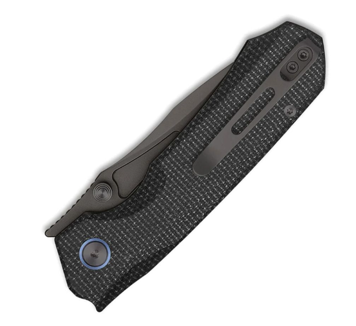 Remette Rhino Button Lock - Black Micarta