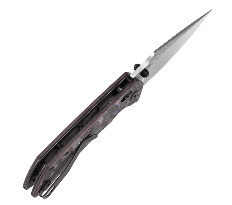 Kansept Fenrir – Damascus / Purple Haze Carbon Fiber