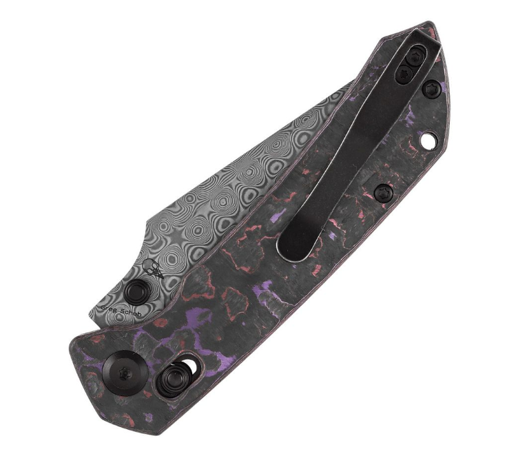 Kansept Fenrir – Damascus / Purple Haze Carbon Fiber