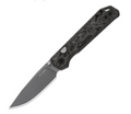 Kizer Begleiter Button Linerlock – Gray PVD / Black Micarta