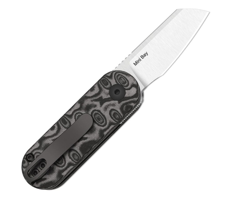 Kizer Mini Bay Detent Slip Joint / Black Micarta