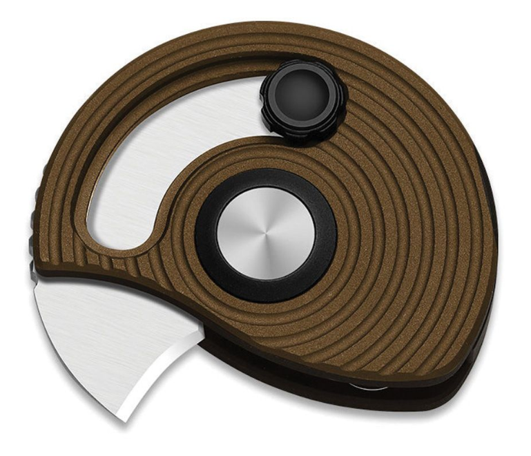 Kizer Snail-Trail Detent Slip Joint – AEB-L / Brown