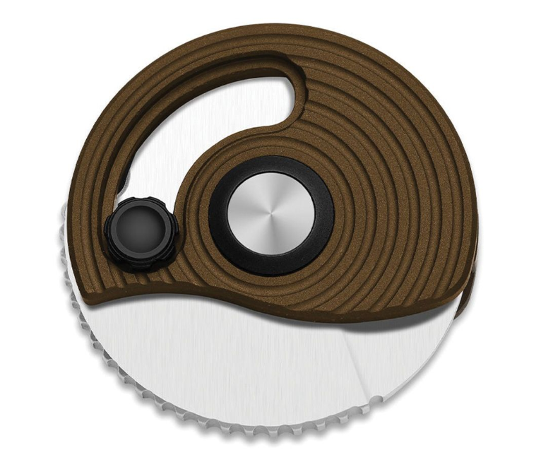 Kizer Snail-Trail Detent Slip Joint – AEB-L / Brown