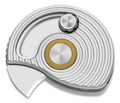 Kizer Snail-Trail Detent Slip Joint – AEB-L / Silver Aluminum