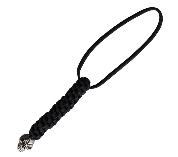 Schmuckatelli Emerson Skull Lanyard – Black