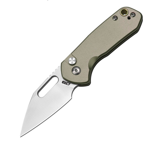 CJRB Mini Pyrite Button Lock – AR-RPM9 / Green Aluminum