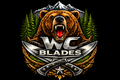WCBlades Bear Logo Sticker – Premium Vinyl Decal