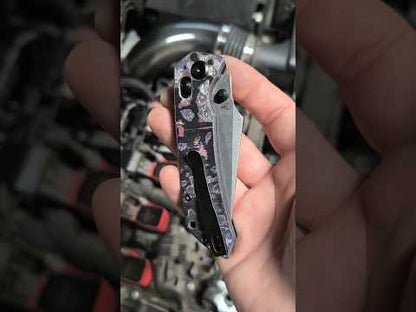 Kansept Fenrir – Damascus / Purple Haze Carbon Fiber