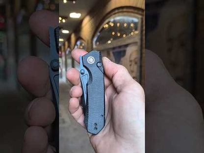 Remette Rhino Button Lock - Black Micarta